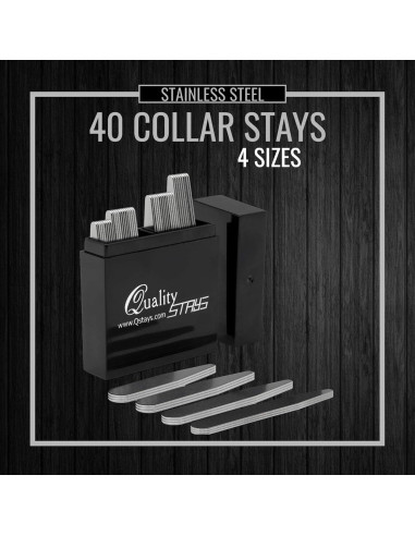 Perchas de Metal para Cuellos de Hombre Quality Stays - 40 Piezas