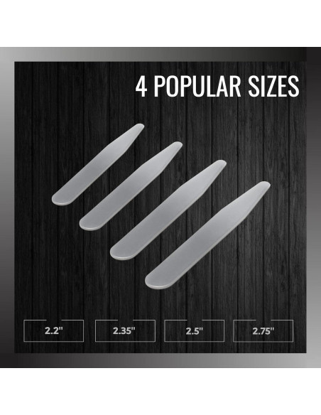 Perchas de Metal para Cuellos de Hombre Quality Stays - 40 Piezas