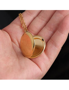 Collar de acero inoxidable Colorful Bling 45.72 cm redondo 2