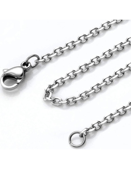 Colgante Locket Redondo Zysta Plata 30mm Acero Inoxidable Colgante Locket Redondo Zysta Plata 30mm Acero Inoxidable