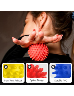 Conjunto de 4 bolas de masaje Logest - Alivio muscular y rehabilitación 2