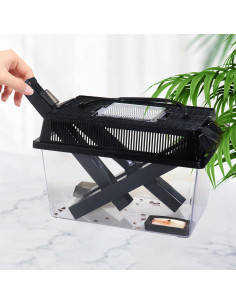 Guardián de Grillos NANEEZOO Grande con Plato y Agua 2