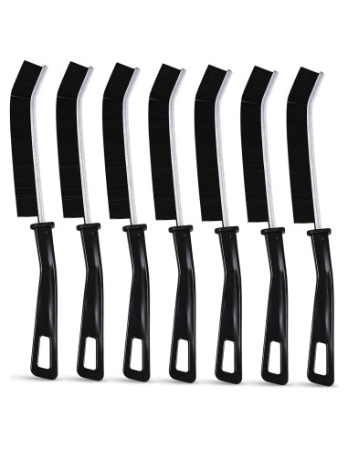 Juego de 7 Cepillos de Limpieza Vivecy para Ranuras y Esquinas