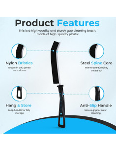 Juego de 7 Cepillos de Limpieza Vivecy para Ranuras y Esquinas 2