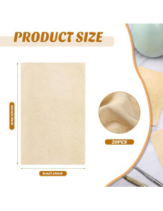 Kit de 20 Piezas de Paños de Chamois Potchen para Cerámica 2