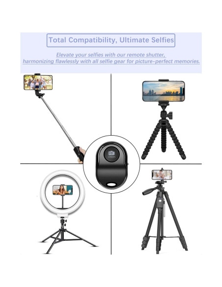 Control Remoto Inalámbrico Bluetooth Kolotesame LC-02 para Cámara