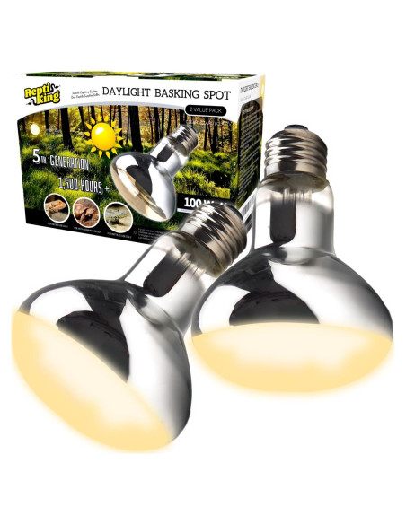 Bombillas de Calor para Reptiles ReptiKing 100W Paquete de 2