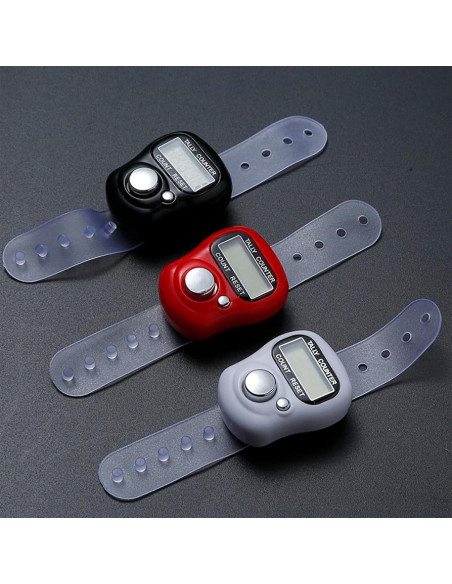 Paquete de 10 Contadores Digitales de Pulgar CeroDimo LCD