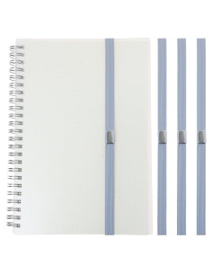 Bandas Elásticas para Planificadores Mini Skater Gris - Paquete de 4