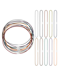 10 Bandas Elásticas para Cuadernos Aysatogc - Tamaño Estándar