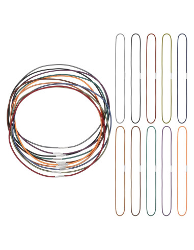 10 Bandas Elásticas para Cuadernos Aysatogc - Tamaño Estándar