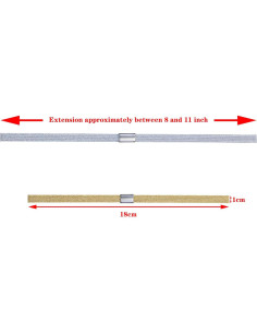 Bandas Elásticas para Planificadores Mini Skater - 4 Pzas Oro y Plata 2