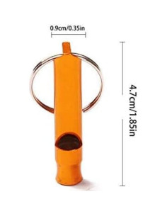 Juego de 12 Silbatos de Aluminio Ergonflow para Camping 2