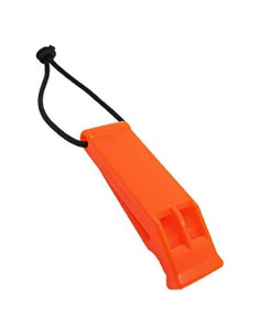 Silbato de Seguridad Scuba Choice Naranja con Cordón 20.3 cm