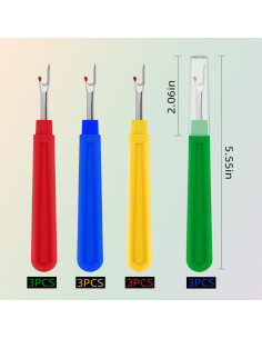 Kit 12 Herramientas Desgarradoras de Costuras Yuntop 2
