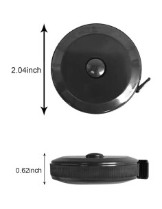 Paquete de 4 Cintas Métricas Retráctiles 150 cm Tesdluy 2