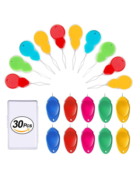 Set de 30 Enhebradores de Agujas CousDUoBe para Costura