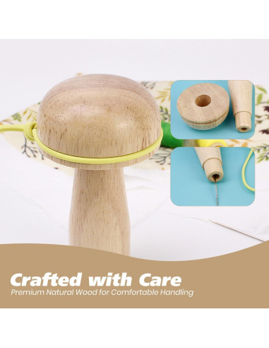 Herramienta de Remendado de Hongo YAFIYGI - Madera Natural