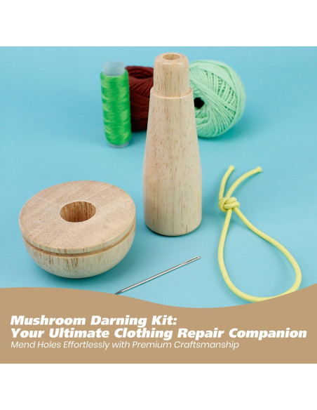 Herramienta de Remendado de Hongo YAFIYGI - Madera Natural