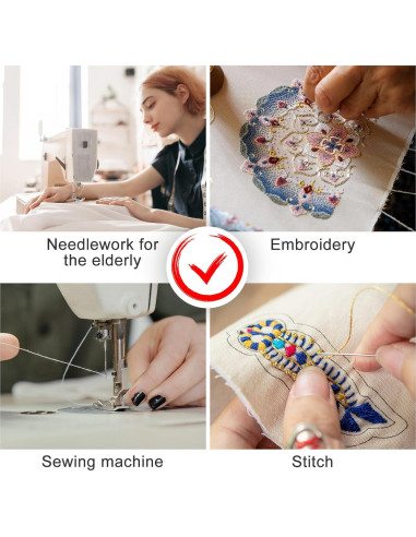 Set de 30 Enhebradores de Agujas CousDUoBe para Costura