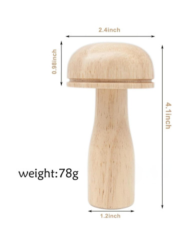 Herramienta de Remendado de Hongo YAFIYGI - Madera Natural