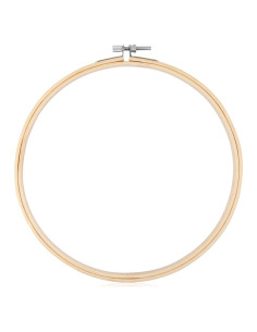 Aro de Bordado KISSBUTY 20 cm de Bambú Natural para Manualidades