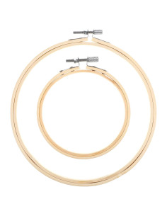 Aros de Bordado Redondos Simarro 10cm y 15cm de Bambú
