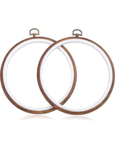 Kit de Aros de Bordado Joybest 4 Piezas 15 cm para Manualidades 2