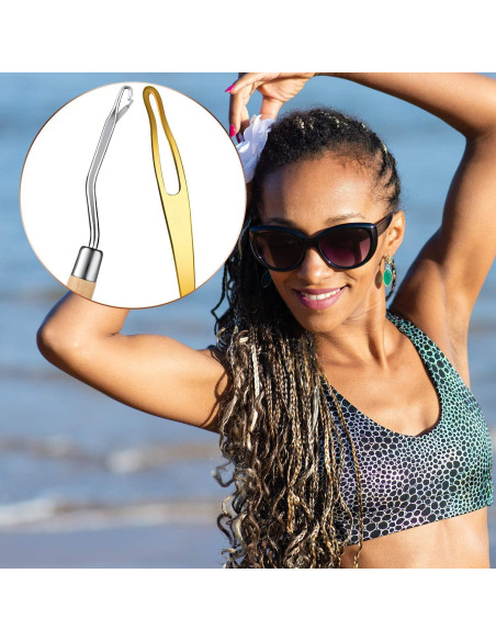 Juego de 9 Ganchos de Crochet para Cabello WILLBOND - Multicolor