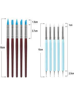 Juego de 10 Herramientas de Modelado Yagugu para Cerámica 2