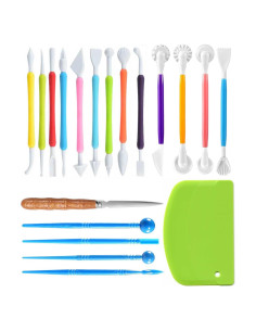 Kit de Herramientas de Escultura de Arcilla Langqun 19 Piezas