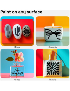 Marcadores de Pintura Acrílica Doble Punta ARTISTRO 5 Unidades 2