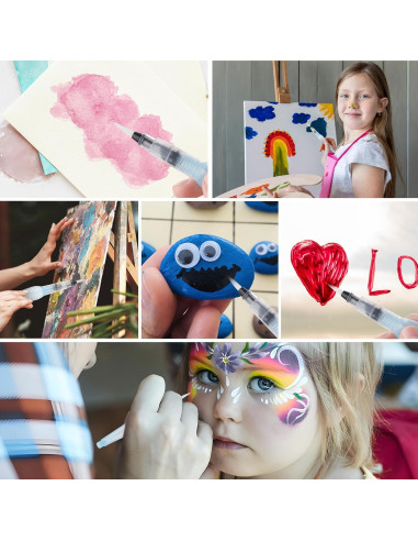 Set de 8 Rotuladores de Acuarela Prasacco - Recargables