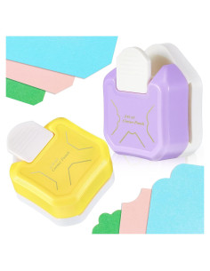 Cortador de Esquinas 3 en 1 Gersoniel - 2 Pcs para Scrapbooking