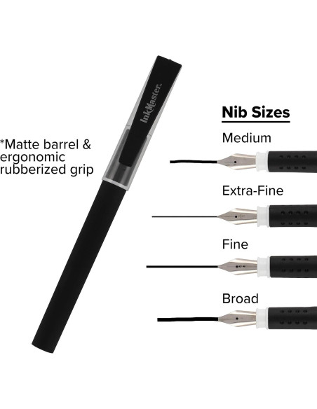 Juego de Caligrafía Cezanne Ink Master 25 Piezas con 4 Puntas