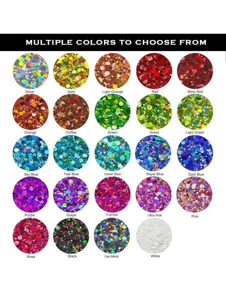 Purpurina Holográfica Ultra Pink 56g Electric Bliss Beauty - Tarro Dosificador