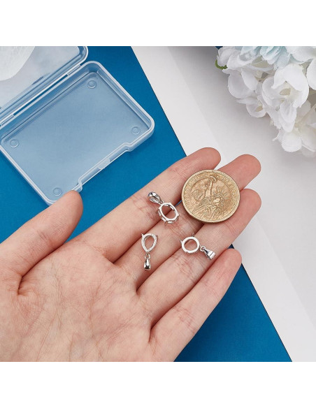 3 Piezas Colgantes de Plata Esterlina 925 PH PandaHall 3 Piezas Colgantes de Plata Esterlina 925 PH PandaHall