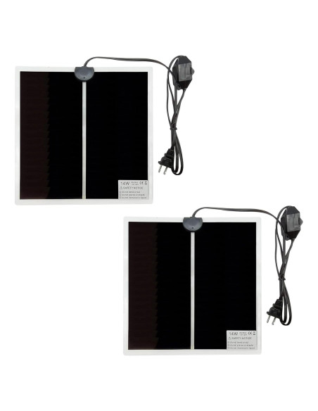 Almohadilla Térmica para Reptiles Hamiledyi 14W 28x28 cm 2 PCS