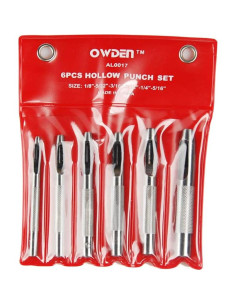 Juego de Punch Hollow OWDEN 6 Piezas con Mat de Corte Gratis 2