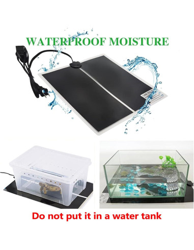 Almohadilla Térmica para Reptiles Hamiledyi 14W 28x28 cm 2 PCS