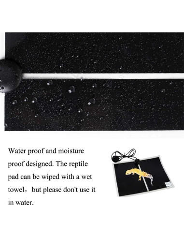 Almohadilla Térmica para Reptiles KABASI 20W 42x28cm Impermeable