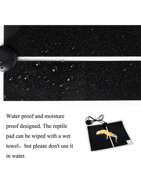 Almohadilla Térmica para Reptiles KABASI 20W 42x28cm Impermeable