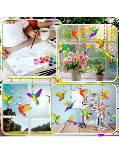 Kit de Manualidades Atrapa Rayos Yaomiao 30 Piezas Colibrí