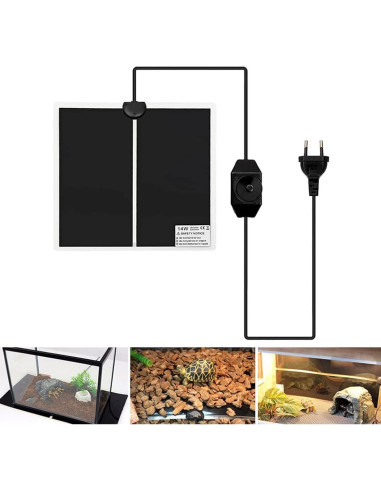 Almohadilla Térmica para Reptiles Hamiledyi 14W 28x28 cm 2 PCS