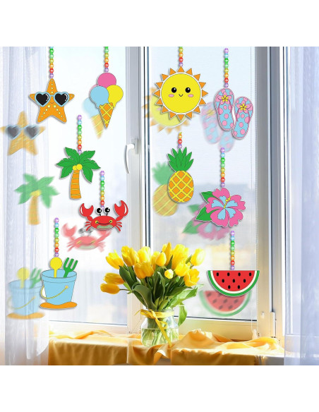 Kit de Manualidades Suncatchers Dunzoom 30 Piezas Verano Playa