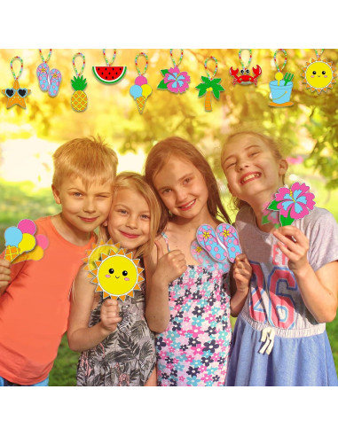 Kit de Manualidades Suncatchers Dunzoom 30 Piezas Verano Playa