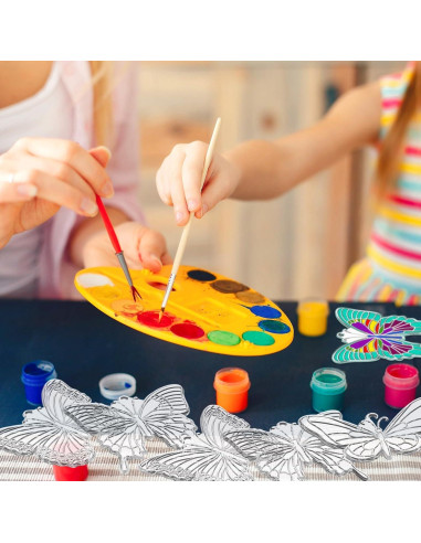 Kit de Suncatchers de Mariposa Tioncy 60 Piezas DIY