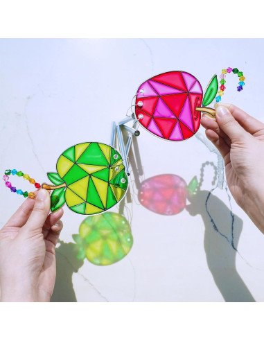 Kit de Atrapa Sol de Manzana Winlyn - 24 Piezas, Pintura y Campanas