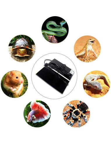 Almohadilla Térmica para Reptiles Hamiledyi 14W 28x28 cm 2 PCS