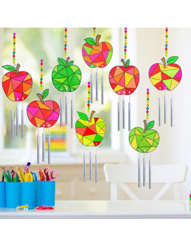 Kit de Atrapa Sol de Manzana Winlyn - 24 Piezas, Pintura y Campanas
